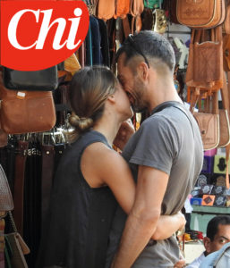 Luca Argentero and Cristina Marino spotted in Marrakech
