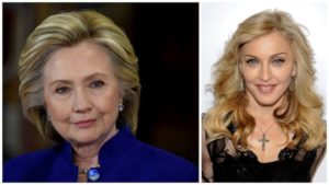 madonna-e-hilary-clinton-bollicine-vip