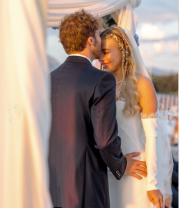 Clizia Incorvaia e Paolo Ciavarro sposi