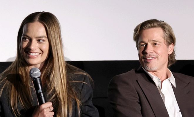 Margot Robbie e Brad Pitt vip