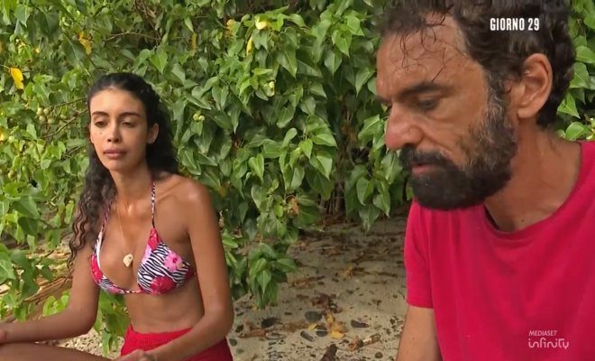 Ahlam El Brinis e Dino Giarrusso