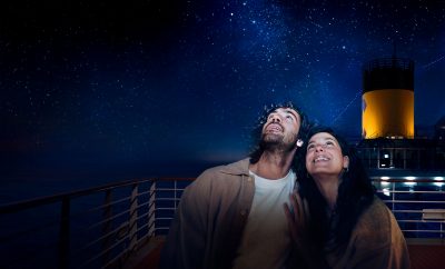 Costa cielo stellato