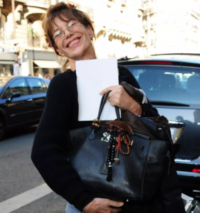 Jane Birkin con la borsa iconica 