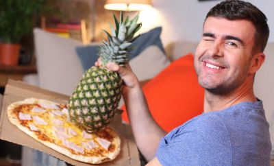 Pizza con ananas PH Press