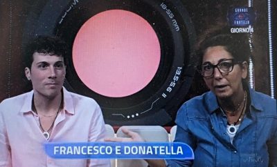 Francesco e Donatella al GF