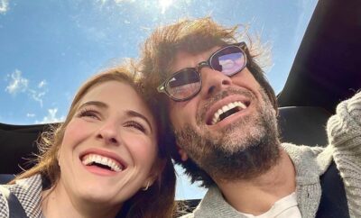 Diana Del Bufalo con il compagno ph IG