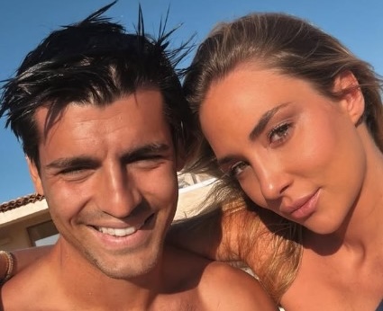 Alice Campello e Alvaro Morata ph IG