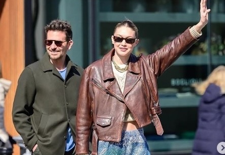 Bradley Cooper e Gigi Hadid ph IG