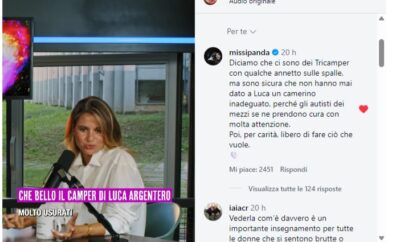 Luca Argentero - Claudia Pandolfi risposta ph IG