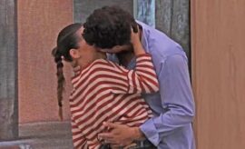 Piera Meloni e Alessandro Roncaccia bacio